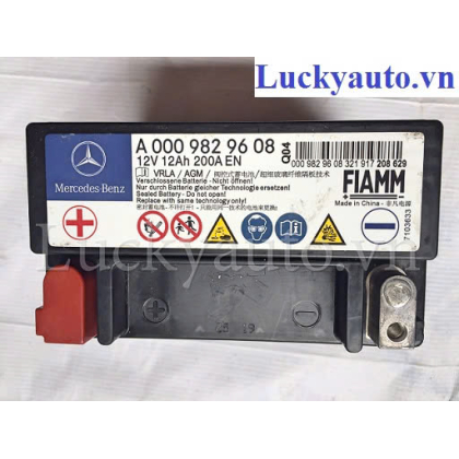 Bình điện (ắc quy) phụ xe Mercedes E250_ 0009829608- A0009829608